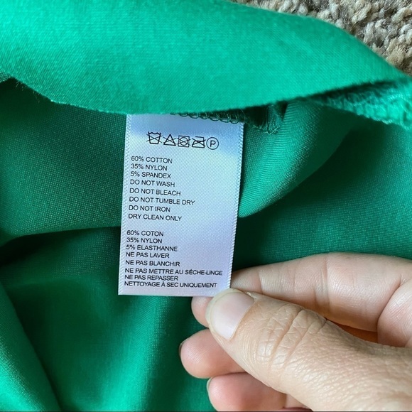 NWT Kimchi Blue Off The Shoulder Green Dress Sz Medium - Picture 4 of 5